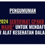 Pengumuman Penerapan Sertifikat CPAKB sebagai Syarat Izin Edar